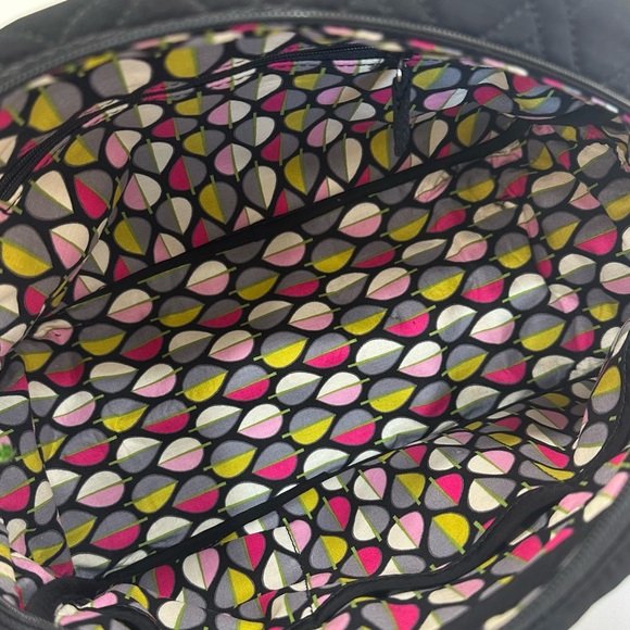 Vera Bradley Classic Black Quilted Medium Bowler Hand Bag with Coin Purse_NWT - Picture 11 of 16